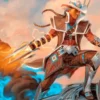 Ultra Pro Magic: The Gathering - Outlaws of Thunder Junction Playmat: Annie Flash, the Veteran