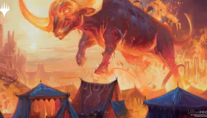 Ultra Pro Magic: The Gathering - Wilds of Eldraine Playmat: Restless Bivouac