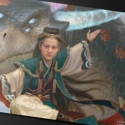 Ultra Pro Magic: The Gathering - Tarkir: Dragonstorm Commander Playmat: Jeskai