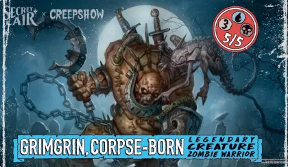 Ultra Pro Magic: The Gathering - Secret Lair: Creepshow Playmat: Grimgrin, Corpse-Born