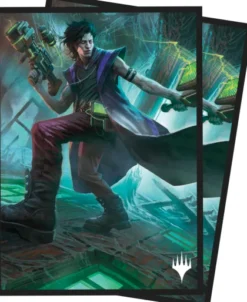 Ultra Pro Magic: The Gathering - Duskmourn: House of Horror Commander Sleeves: Winter, Cynical Opportunist (100 stuks)