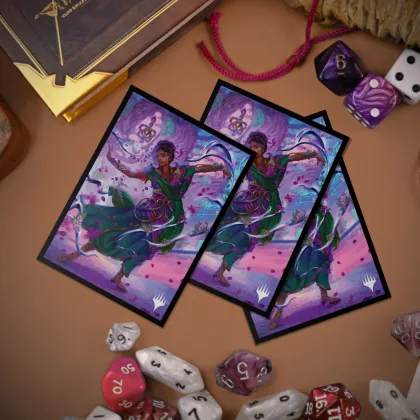 Ultra Pro Magic: The Gathering - Aetherdrift Commander Sleeves: Saheeli, Radiant Creator (100 stuks)