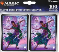 Ultra Pro Magic: The Gathering - Aetherdrift Commander Sleeves: Saheeli, Radiant Creator (100 stuks)