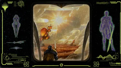 Ultra Pro Magic: The Gathering - Edge of Eternities Premium Holofoil Playmat: Adagia, Windswept Bastion