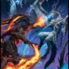 Ultra Pro Magic: The Gathering - Final Fantasy Sleeves: Ifrit vs. Bahamut (100 stuks)
