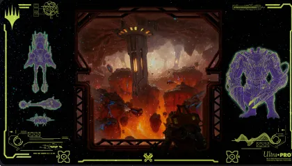 Ultra Pro Magic: The Gathering - Edge of Eternities Premium Holofoil Playmat: Kavaron, Memorial World