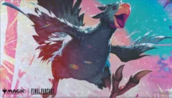 Ultra Pro Magic: The Gathering - Final Fantasy Premium Holofoil Playmat: Traveling Chocobo Black