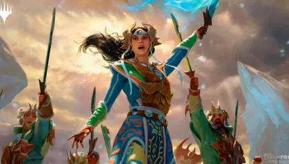 Ultra Pro Magic: The Gathering - Tarkir: Dragonstorm Commander Playmat: Temur