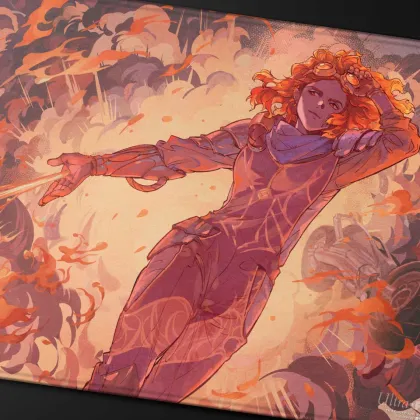 Ultra Pro Magic: The Gathering - Aetherdrift Stitched Playmat: Chandra's Ignition