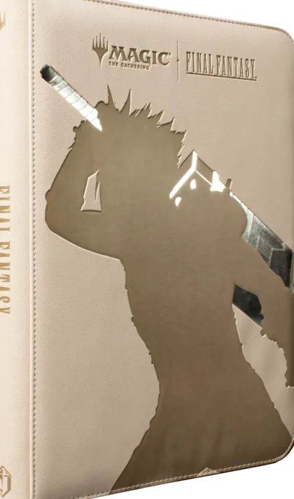 Ultra Pro Magic: The Gathering - Final Fantasy Premium Zippered 9-Pocket Pro Binder: Cloud Strife