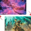 Ultra Pro Magic: The Gathering - Final Fantasy Premium Double-Sided Playmat: Emet-Selch, Unsundered / Hades, Sorcerer of Eld