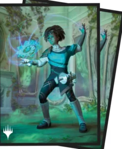 Ultra Pro Magic: The Gathering - Duskmourn: House of Horror Commander Sleeves: Zimone, Mystery Unraveler (100 stuks)
