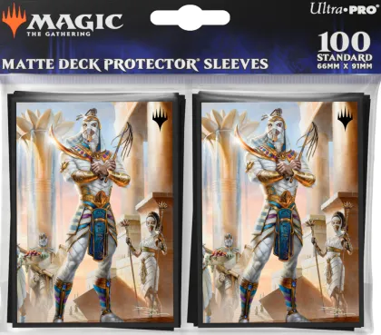 Ultra Pro Magic: The Gathering - Aetherdrift Commander Sleeves: Temmet, Naktamun's Will (100 stuks)