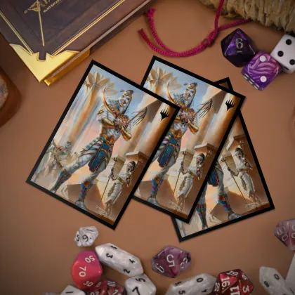 Ultra Pro Magic: The Gathering - Aetherdrift Commander Sleeves: Temmet, Naktamun's Will (100 stuks)