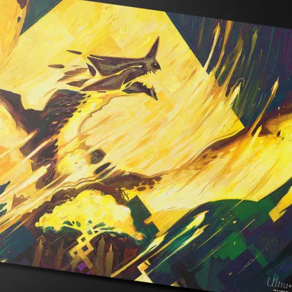 Ultra Pro Magic: The Gathering - Tarkir: Dragonstorm Playmat: Abzan