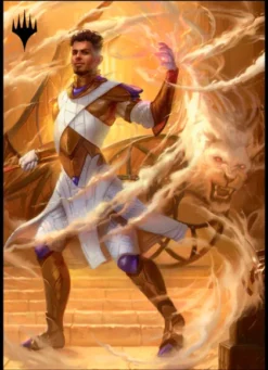 Ultra Pro Magic: The Gathering - Aetherdrift Sleeves: Basri, Tomorrow's Champion (100 stuks)