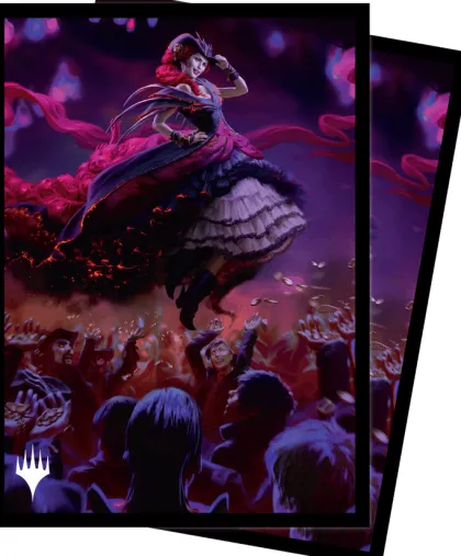 Ultra Pro Magic: The Gathering - Outlaws of Thunder Junction Commander Sleeves: Olivia, Opulent Outlaw (100 stuks)