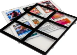 Ultra Pro - ONE-TOUCH Black Border Magnetic 6-Card Holder (35 pt)