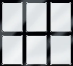 Ultra Pro - ONE-TOUCH Black Border Magnetic 6-Card Holder (35 pt)