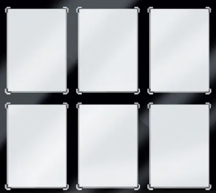 Ultra Pro - ONE-TOUCH Black Border Magnetic 6-Card Holder (35 pt)