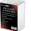 Ultra Pro - 2-Piece 250 Count Clear Card Storage Box
