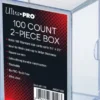 Ultra Pro - 2-Piece 100-Count Storage Box: Clear