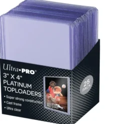 Ultra Pro - Platinum Toploaders: Clear (25 stuks)