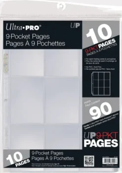 Ultra Pro - 9-Pocket Pages Top Loading Clear Hologram Series (10 stuks)