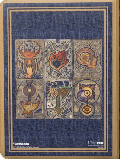 Ultra Pro - 9-Pocket Zippered Pro Binder: The Elder Scrolls - Mages Guild