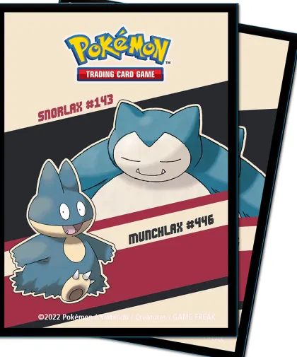 Ultra Pro Pokemon - Sleeves: Snorlax and Munchlax (65 stuks)