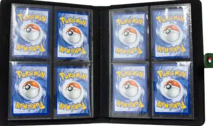 Ultra Pro Pokémon - Premium 4-Pocket Snap Binder: Green