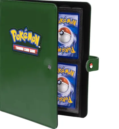 Ultra Pro Pokémon - Premium 4-Pocket Snap Binder: Green