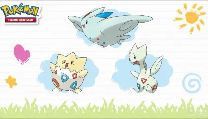 Ultra Pro Pokémon - Stitched Edge Playmat: Togepi Evolutions