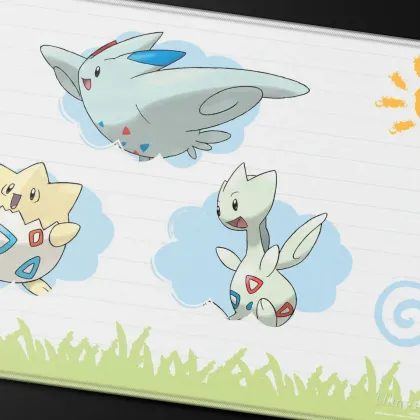 Ultra Pro Pokémon - Stitched Edge Playmat: Togepi Evolutions