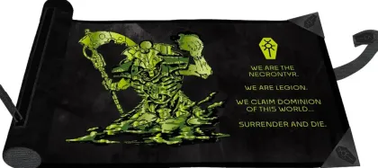 Ultra Pro Premium Foil Dice Scroll - Warhammer 40K: Necrons