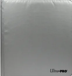 Ultra Pro - Premium Zippered Pro Binder 12-Pocket: Fire Resistant Silver