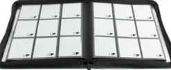 Ultra Pro - Premium Zippered Pro Binder 9-Pocket: Fire Resistant Silver