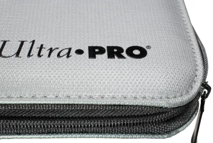 Ultra Pro - Premium Zippered Pro Binder 9-Pocket: Fire Resistant Silver
