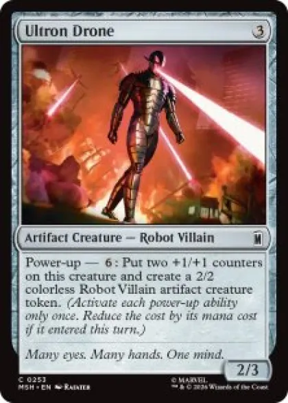 Ultron Drone (foil) - Marvel Super Heroes