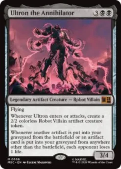 Ultron the Annihilator (foil) - Marvel Super Heroes Commander