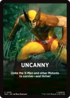 Uncanny front card - Marvel Super Heroes Commander