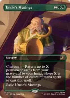 Uncle's Musings (borderless) - Avatar: The Last Airbender Eternal Varianten