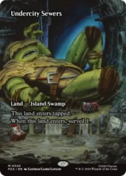 Undercity Sewers (foil) (borderless) - Teenage Mutant Ninja Turtles Source Material Cards