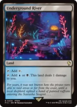 Underground River (surge foil) - Final Fantasy Commander