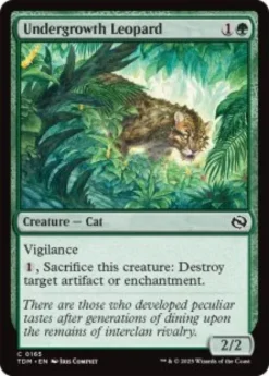 Undergrowth Leopard (foil) - Tarkir: Dragonstorm