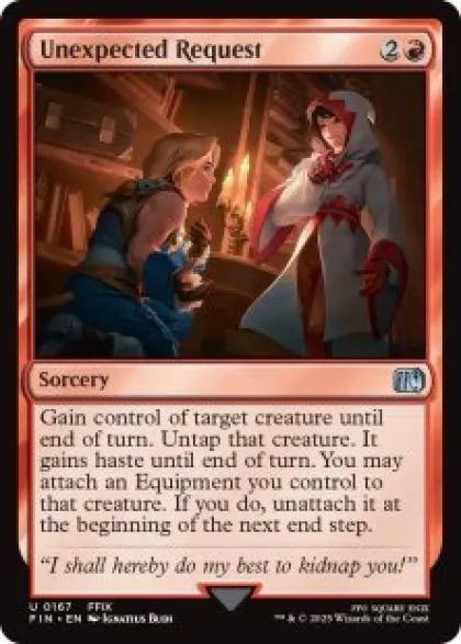 Unexpected Request (foil) - Final Fantasy