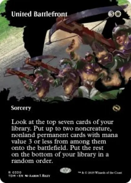 United Battlefront (borderless) - Tarkir: Dragonstorm Varianten