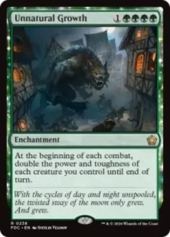 Unnatural Growth - Foundations Commander Decks
