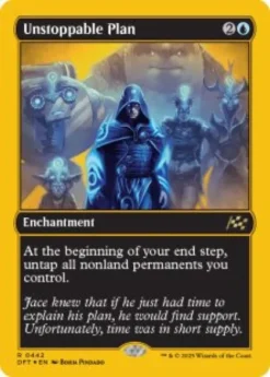 Unstoppable Plan (#442) (first-place foil) - Aetherdrift First-Place Box Toppers