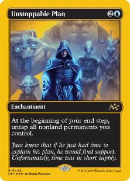 Unstoppable Plan (#442) (first-place foil) - Aetherdrift First-Place Box Toppers